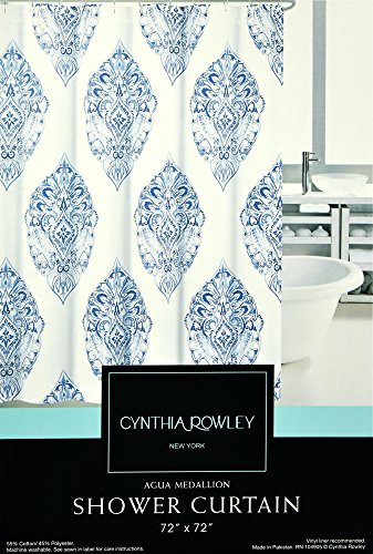 Bohemian Style Block Print Shower Curtain By Cynthia Rowley