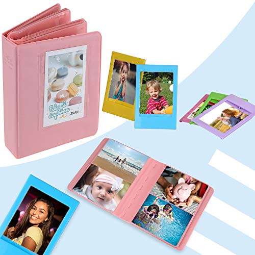 Zacro-14Pcs-Accesorios-Rosas-de-Fujifilm-para-Instax-Mini-888s9Partes-de-Bolsa-Almacenamientolbumfiltros-ColoridosMarcos-DiferentesPegatinasetc