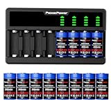 Pickle Power 123A Lithium Batteries 8 Pack, 3.7V