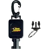Gear Keeper Scuba Retractable Lanyard for Dive Console &amp; Depth Gauge | Scuba retractor clip, keeps scuba gear &amp; diving accessories secure &amp; accessible, USA made gauge console clip