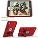 TIANLI iPad Mini 5 2019 Case,iPad Mini 4 2015 Case Three Layer Kickstand Shockproof Protection High Impact Protective Cover for iPad Mini 5th Generation,Red Black