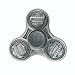 Feibi Aluminum/Zinc Alloy Fingertip gyro Hand spinner Toy Hand Spinner Finger Spinner Fidget Spinners Gyro EDC Focus Toy (Silver-one cent)