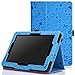 MoKo Case for Fire HD 7 2014 - Slim Folding Cover with Auto Wake / Sleep for Amazon Kindle Fire HD 7 Inch 4th Generation Tablet (Not Fits HD 7 2015), Cutie Charm BLUE