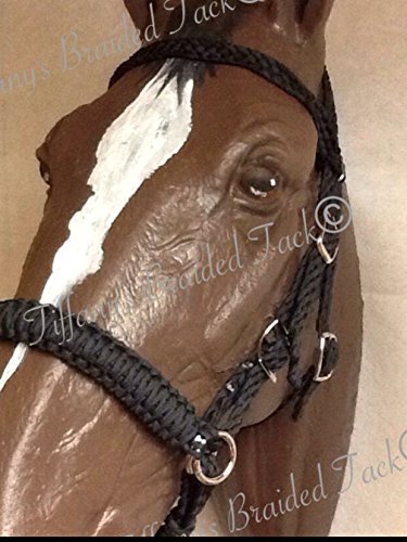 COBB bitless bridle horse tack black side pull hackamore