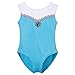 BAOHULU Girls Gymnastics Leotard Sparkle Shiny One Piece Dance Outfit B147_LightBlue_4A
