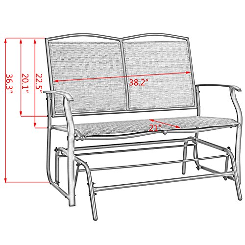 1 Marble+Field+Glider+Rocking+Loveseat