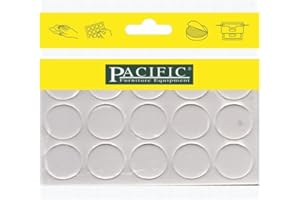 PACIFIC Glass Table Top Bumpers. Non Slip. Self Adhesive Pads Keeps Glass Table Top from Sliding!
