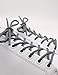 Miscly 3 Pairs Round Shoe laces for Shoes, Sneakers & Boots (54″ (137 cm), Grey)