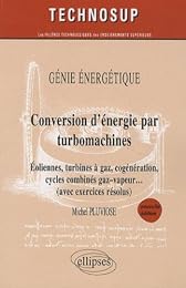 Conversion d'énergie par turbomachines