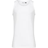 Men's Tall Slim-Fit Orginal Tank Top Shirt, Soft Polyester Blend Long Tee
