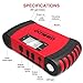 GOOLOO 800A Peak 18000mAh Car Jump Starter (Up to 7.0L Gas or 5.5L Diesel Engine) Portable Phone Charger Auto Battery Booster Power Pack, Built-in LED Light and Smart Protection