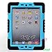 NEW Shockproof Dirt Snow Sand Proof Extreme Army Military Heavy Duty Cover Case Kickstand for Apple iPad 2 3 4 iPad 2/3/4 @XYG (4-black/blue)