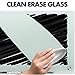 Quartet Whiteboard, Glass Dry Erase Board, Non-Magnetic, 36