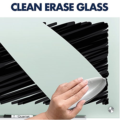 Quartet Glass Whiteboard, Non-Magnetic Dry Erase White Board, 8' x 4', Infinity, Frosted Surface (G9648F)