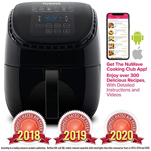 Nuwave Brio 7in1 Air Fryer Oven, 7.25Qt with Digital