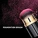 BLD Foundation Kabuki Brush Retractable - Best Portable Brush for Liquid or Cream Foundation/Concealer/Powder, Super Soft Dense Synthetic Hair