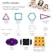 CONDIKS Magnetic Building Blocks Toys Set for Kids 121Pcs, Magnetic tiles Magets STEM Educational Construction Preschool Learning Toys for Kids Age 2 3 4 5 6 7 Year Old Boys Girls Toddlers Gifts Ideas