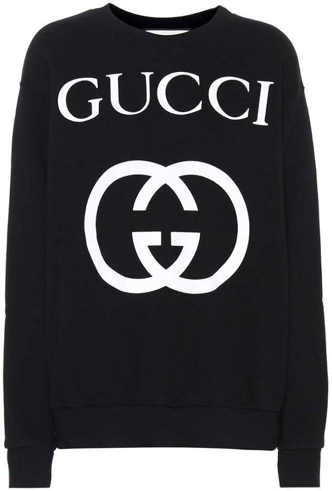 Amazon Co Jp グッチ Gucci レディース トップス スウェット トレーナー Oversized Printed Cotton Sweatshirt 並行輸入品 服 ファッション小物