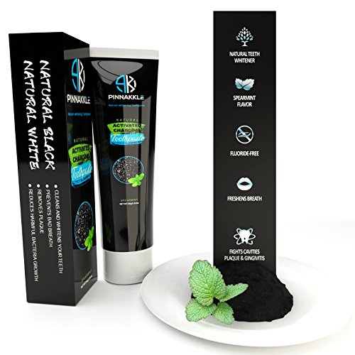 Activated Charcoal Teeth Whitening Toothpaste | Eliminates Bad Breath | Better Than Charcoal Powder, Strips, Kits, & Gel - Thumbnail 4