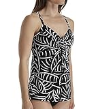 Miraclesuit Women's Hard To Be Leaf Love Knot Underwire Tankini Top