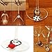 AVIRGO 6 pcs Glass Charms Wineglass Drink Marker Set # 54-13 by Hermes