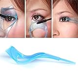 Shuohu 3 in 1 Mascara Shield Guard Eyelash Comb Applicator Guide Card Makeup Tool