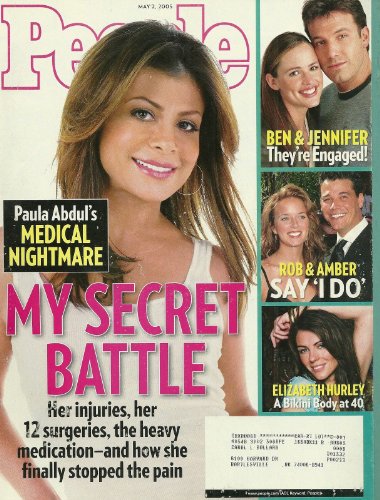 Paula Abdul, Elizabeth Hurley, Rob Mariano and Amber Bkrich, Ben Affleck and Jennifer Garner - May 2, 2005 People Magazine