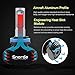 Snorda H11 LED Headlight Bulb, 8000 Lumens ultra-bright H8/H9 headlight bulb Conversion Kit with CSP Chips to replace High Beam, Low Beam and Fog Bulb (white 6500K)-2 packs