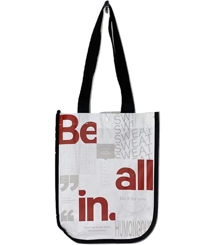 Lululemon Reusable Tote Carryall Handbag (Red) : Home & Kitchen