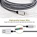 Cablex 3Pack 10FT Lightning Cable Nylon Braided Lightning to USB Cable Sync Data and Charging Cable Cord for iPhone 7/7 plus/6/6s/6 plus/6s plus, 5c/5s/5/SE, iPad 4/Air/Mini, iPad Pro, iPod Nano/Touch