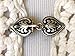 The mattie Silver Tone Metal Celtic Heart Sweater Clip Clasp