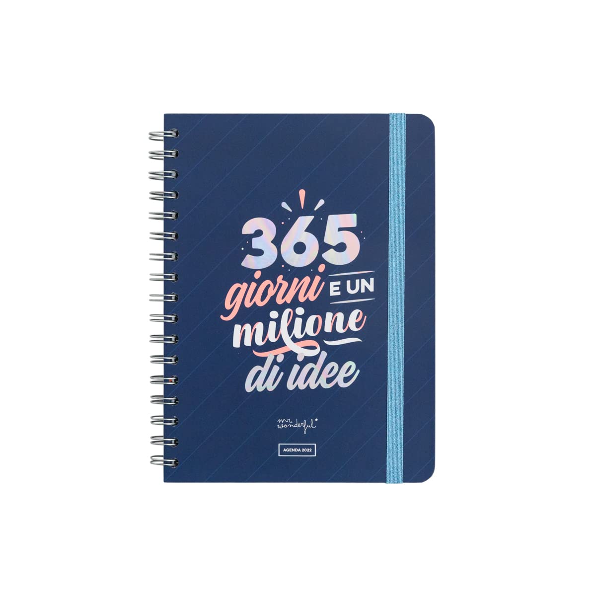 Mr. Wonderful Classic 2022 Weekly Diary - 365 Days and a Million Ideas, multi-coloured, WOA11306IT