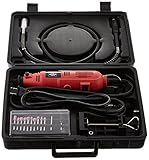 Neiko 10657 Portable 120V Die Grinder Rotary Tool, Flexible Shaft | Complete Kit with Bits & Accessories | 40-Piece Set