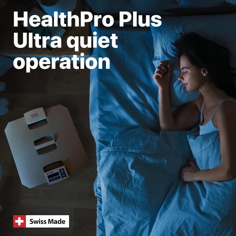 IQAir HealthPro Plus Air Purifier - Medical Grade HyperHEPA filter for home large room up to 1125 sq ft - for Viruses, Bacteria, Allergens, Asthma Triggers, Smoke, Mold, Pets, Dust, Odor, Swiss Made