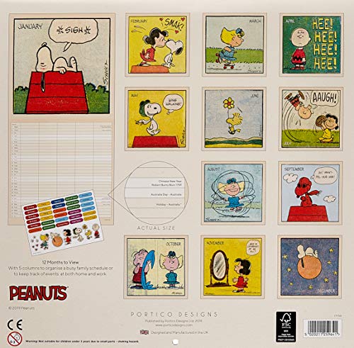 Peanuts 2020 Wall Calendar