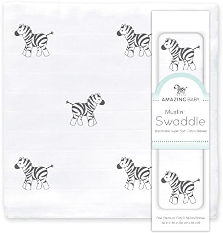 zebra muslin