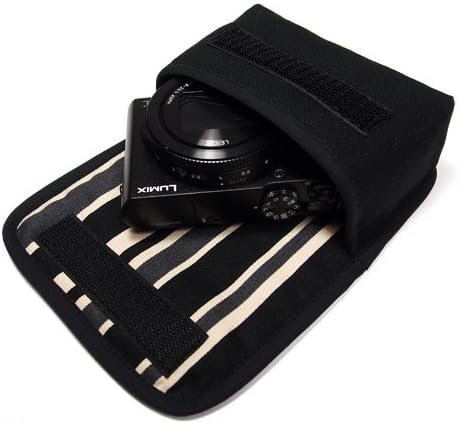 suono LUMIX LX10 case (black/carbon stripe) - hand-made