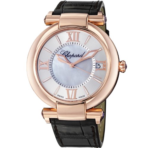 Chopard-Imperiale-Mens-Mother-of-Pearl-Dial-Brown-Leather-Strap-Watch-384241-5001