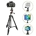 Tablet Stand, GordVE 47-inch Digital Camera Tripod with 4 Adapter for Smartphone,Gopro, Tablet, DSLR Camera and Carrying Bag