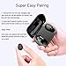True Wireless Earbuds, Bluetooth 5.0 Headphones Noise Cancelling with Dual Microphones, TWS in Ear Earphones with Charging Case Mini Invisible Earpieces Binaural Stereo for Sports Running Workout Gym