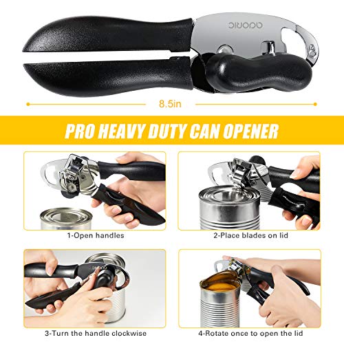 Can Opener Manual NoTroubleLidLift , Adoric Life Professional Heavy