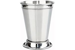Mint Julep Cup, Stainless Steel Cocktail Cups Elegant Metal Cup Vintage Mint Julep Cocktail Cup Mixed Drinks Bar Beer Mug for