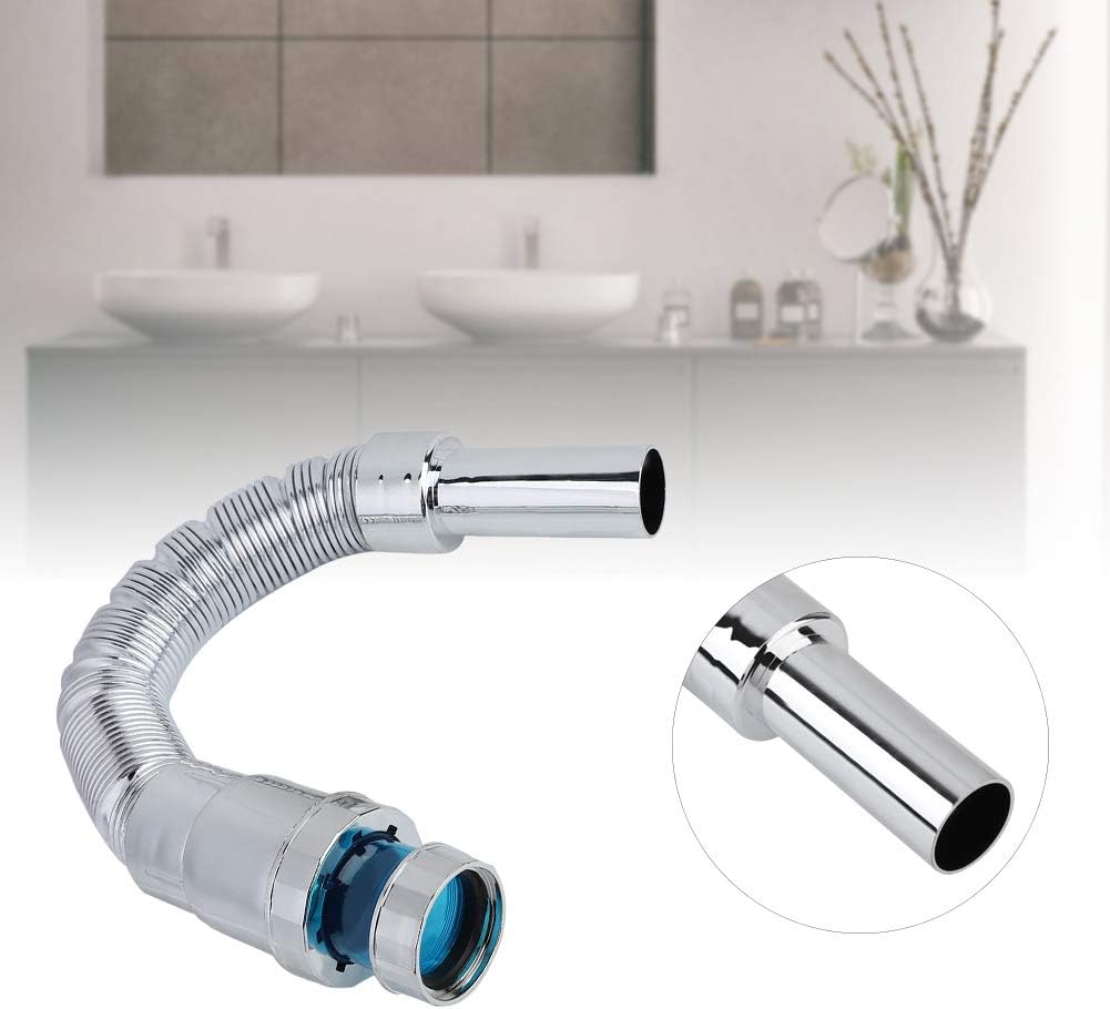 Garosa Flexible Retractable Sink Drain Hose with Steel Wire Reinforcement, ABS Material, 31.5mm x 32mm Diameter - Image 4