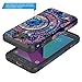 Rosebono J3 Emerge Case - Hybrid Shockproof Graphic Fashion Case for SM-J327 (Mandala)