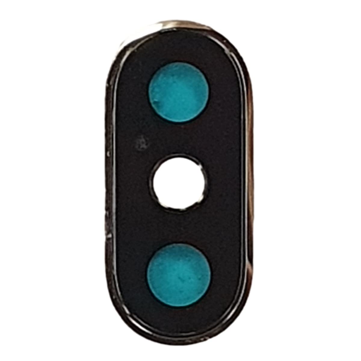 Smartex® Glass Lens + Cover for Rear Camera compatible with iPhone XS MAX - White