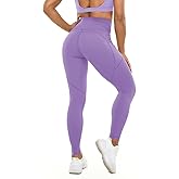 Leggings with Pockets for Women, High Waisted Tummy Control Workout Yoga Pants, Activewear for Women, Fitness Leggings