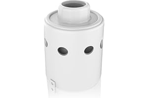 MOESTOONT Float Valve For Water Tank Designed for Water Level Control, Auto Filling&Shut Off, Durable Nylon Resin Water Trough Float Valve for Livestock tank,Fish Pond,Fountains etc. White 1pc