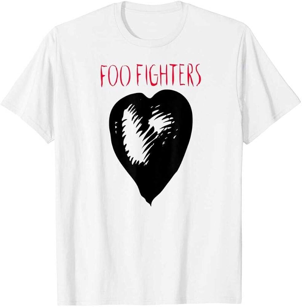 Foo Fighters Fighter Jet TShirt Vintage Gift for Men Funny Tee White