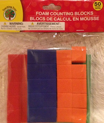 50 Foam Counting Blocks