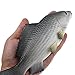 Hagao Artificial Fish Gray Carp Simulation Fish Decoration Fake Toy Model Playset Sea Creatures Lifelike Stick to Fish Tank for Home Party Christmas Display 8.8